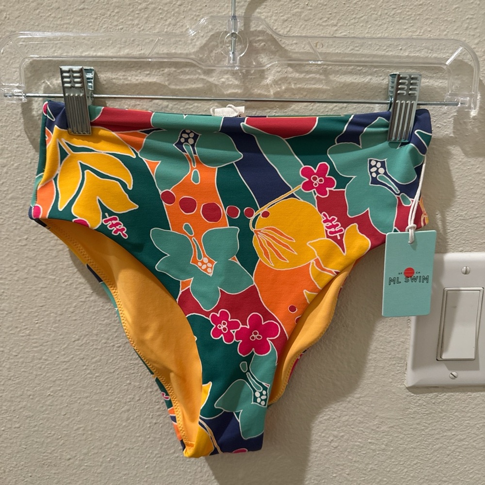 Marine Layer Multicolor Floral Bikini Bottom